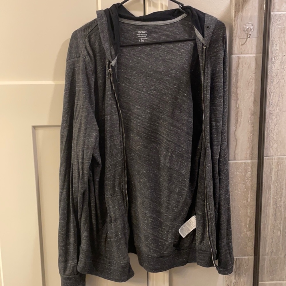 Old Navy men’s soft wash zip up sweatshirt large